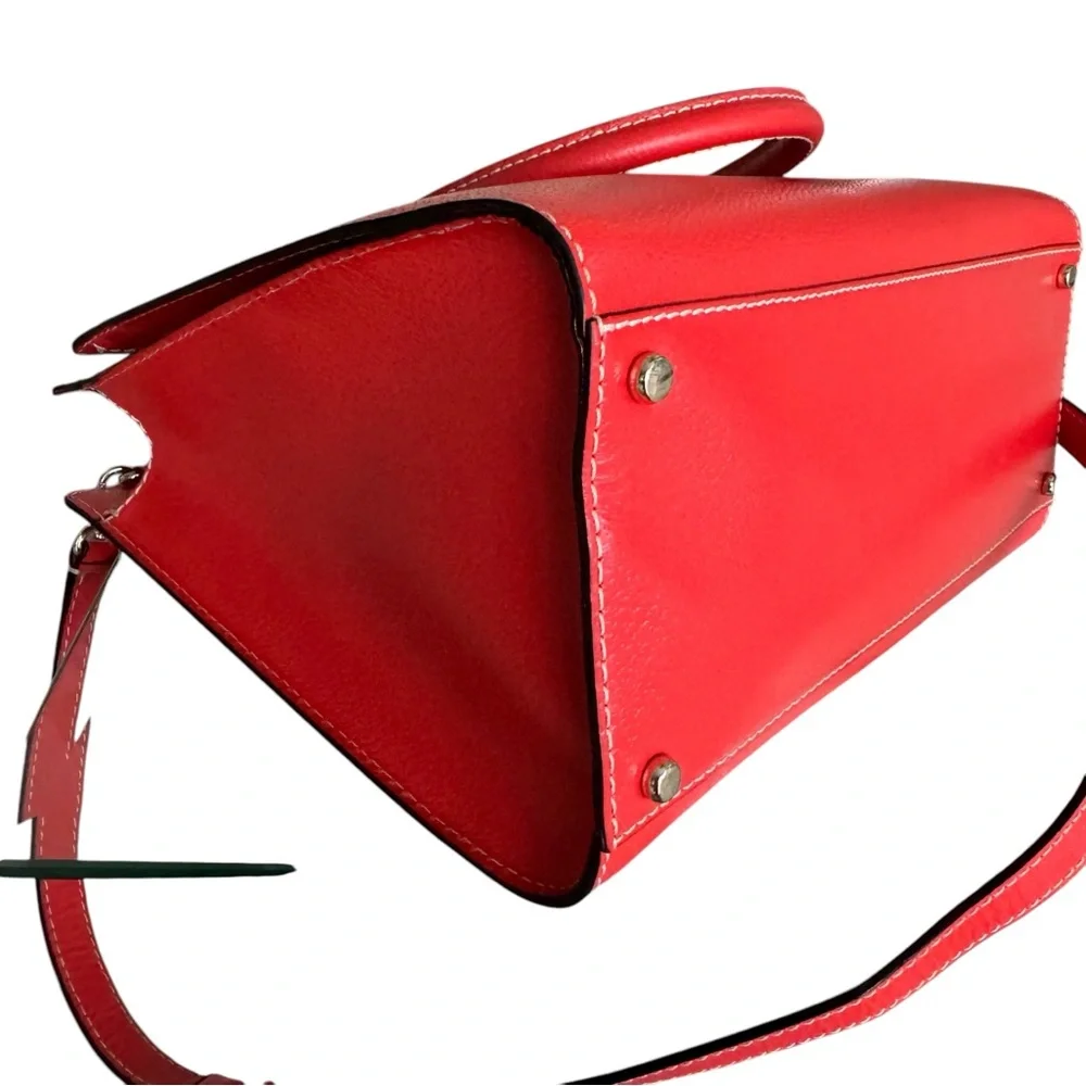 🆕 Kate Spade Large Satchel Red Shoulder Bag